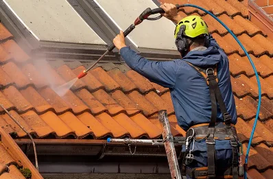 Démoussage et hydrofuge de toiture à Courchamps